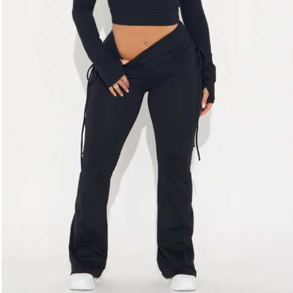 NWT Fashion Nova First Position Super Soft Active Pant 🖤 Black - Picture 1 of 5